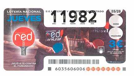 Décimo 11982 del sorteo 35-30/04/2026 Jueves
