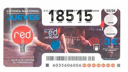Décimo 18515 del sorteo 35-30/04/2026 Jueves