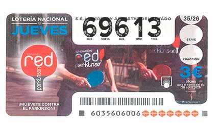 Décimo 69613 del sorteo 35-30/04/2026 Jueves