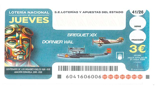 Décimo 06887 del sorteo 41-21/05/2026 Jueves