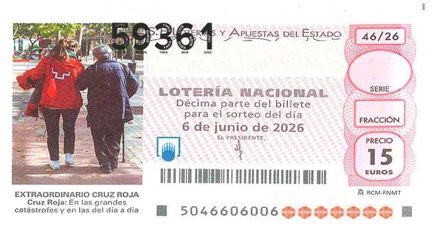 Décimo 59361 del sorteo 46-06/06/2026 Sábado