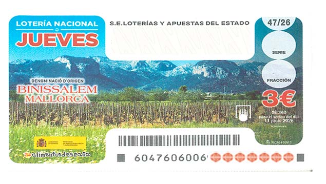 Décimo 49054 del sorteo 47-11/06/2026 Jueves