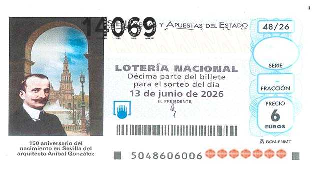 Décimo 14069 del sorteo 48-13/06/2026 Sábado