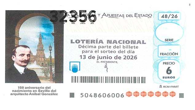 Décimo 32356 del sorteo 48-13/06/2026 Sábado