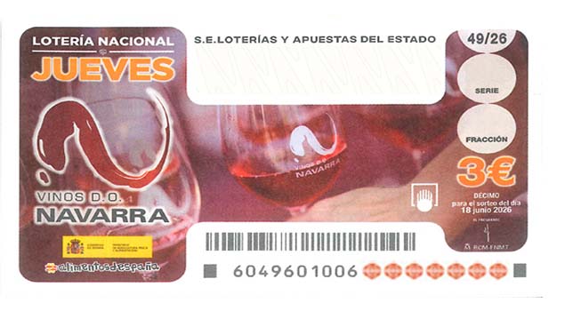 Décimo 13728 del sorteo 49-18/06/2026 Jueves