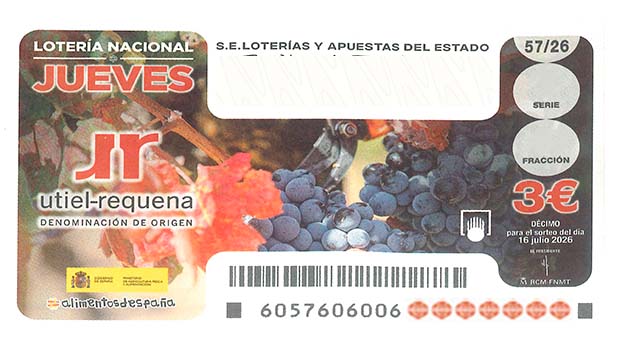 Décimo 13728 del sorteo 57-16/07/2026 Jueves