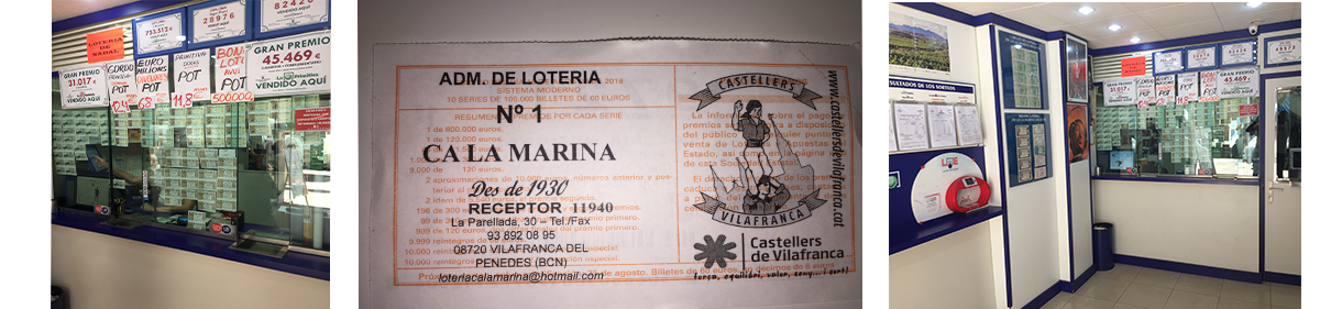    Imagen 1 para promocionar la tienda Lotería Ca la Marina