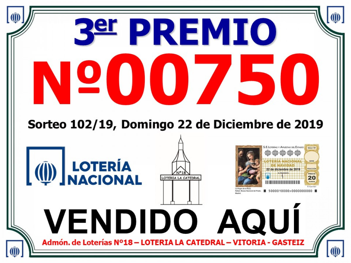  Imagen 1 para promocinar la tienda LOTERÍA LA CATEDRAL